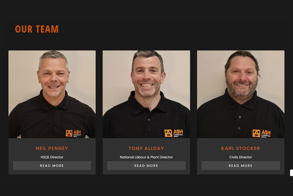 Our Team panel image