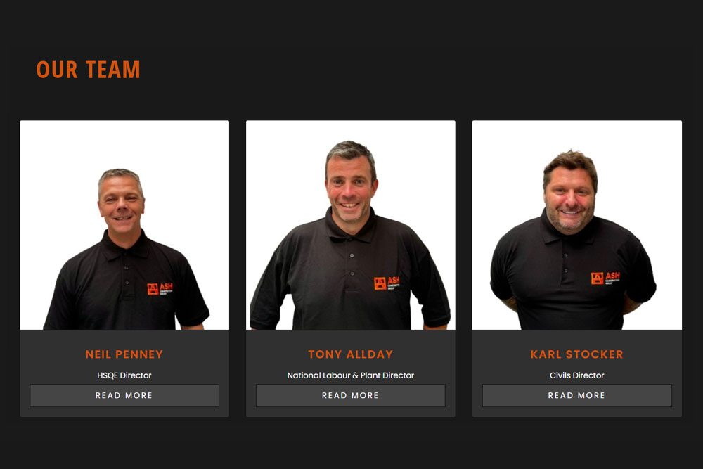 Our Team panel image