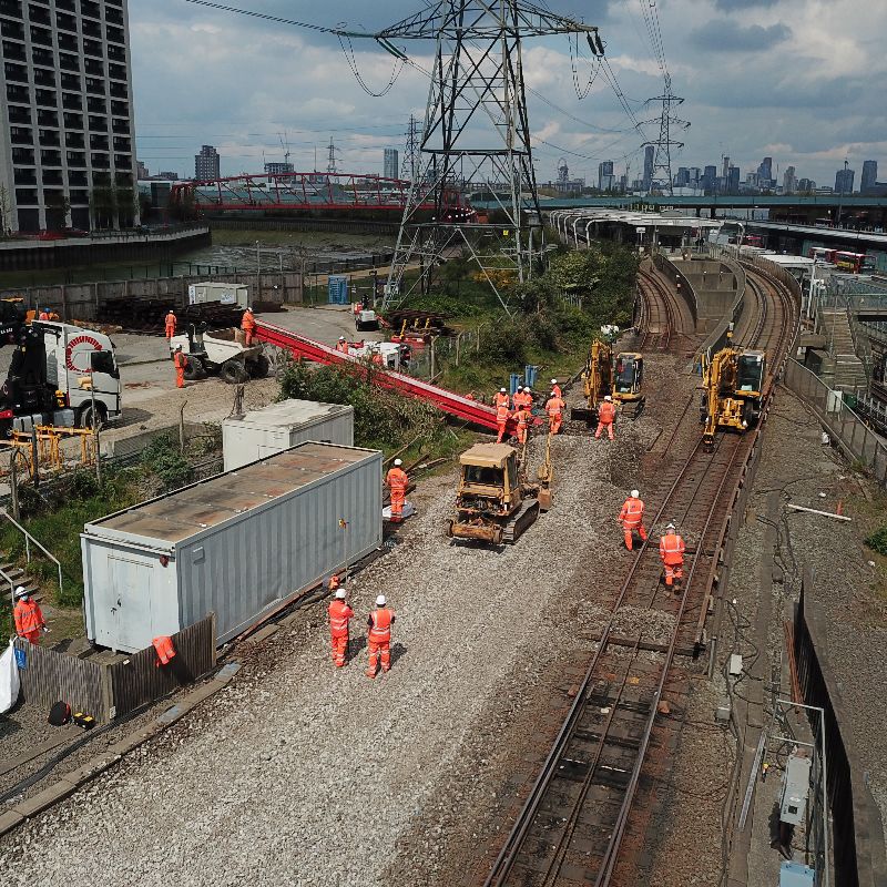 May Bank Holiday 2021, DLR, Canning Town, London - ASH Construction Group Ltd news