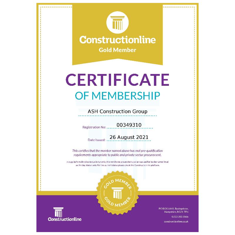 - ASH Construction Group Ltd Project