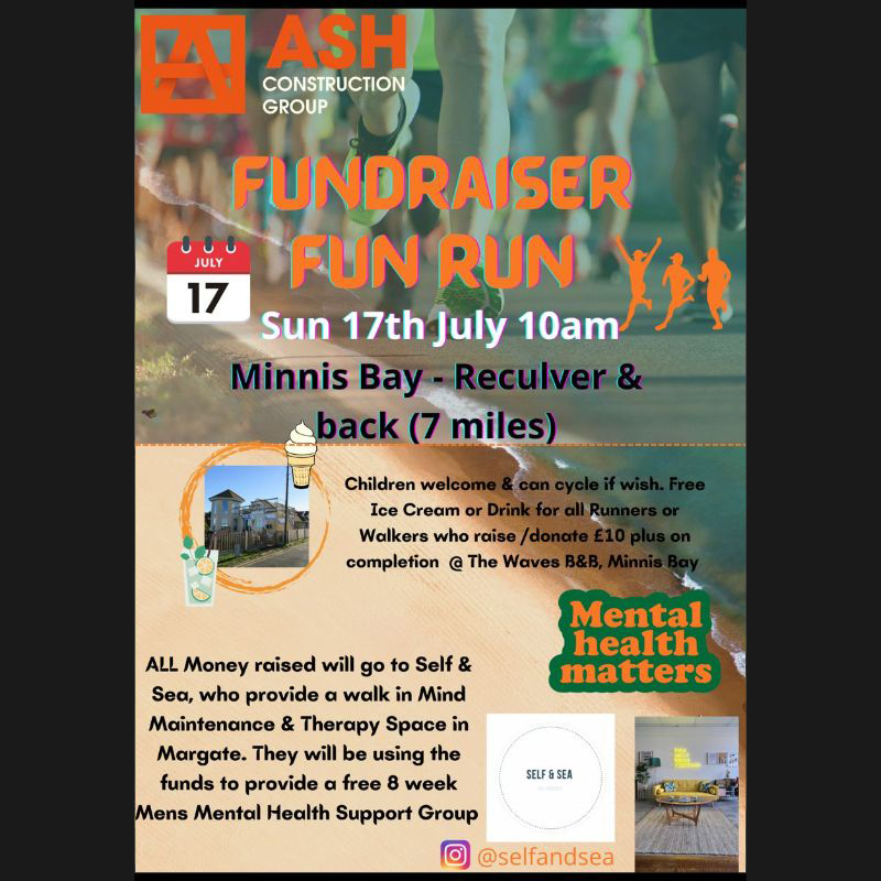 ASH CG Fundraiser Fun Run for Mens Mental Health news item at ASH Construction Group Ltd