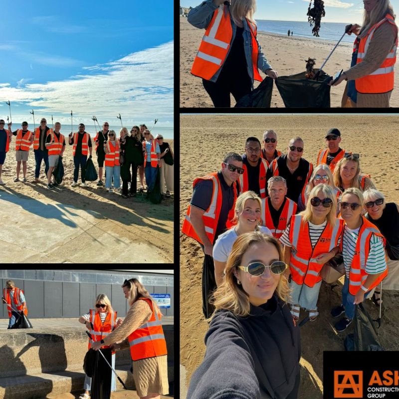 Annual Beach Clean 2024 - ASH Construction Group Ltd news