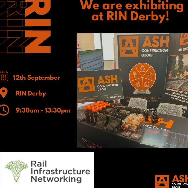 We are exhibiting at RIN Derby 2024! - ASH Construction Group Ltd news