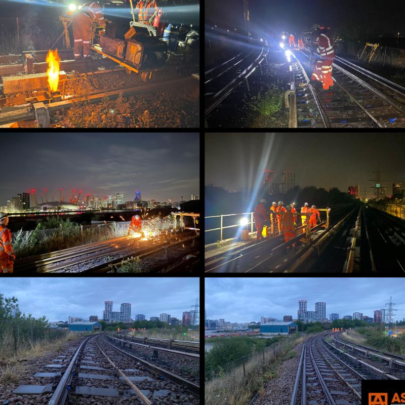West Silvertown and Canning Town stations on the Docklands Light Railway - ASH Construction Group Ltd news