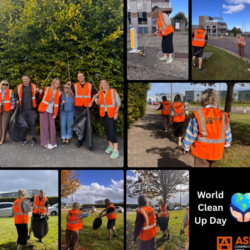 World Clean Up Day - ASH Construction Group Ltd news