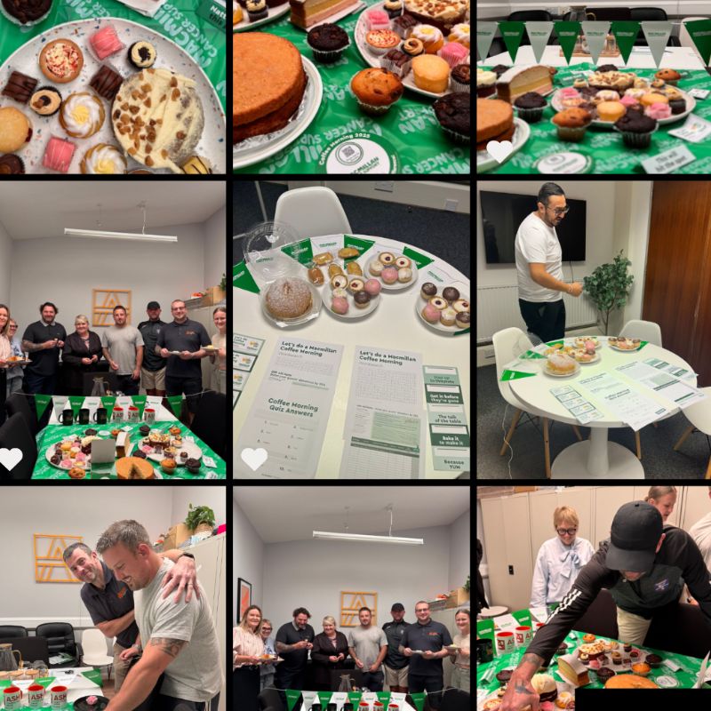 Macmillan Coffee Morning - ASH Construction Group Ltd news